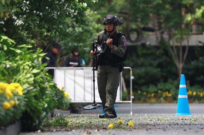La Policía investiga las explosiones en Bangkok