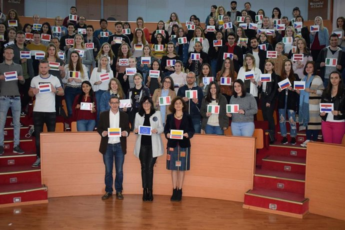 Estudiantes Erasmus del segundo cuatrimestre del curso 2018/2019 de la UHU.