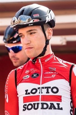127 LAMBRECHT, Bjorg (BEL) of LOTTO SOUDAL portrait during the presentation of the 98th Volta Ciclista a Catalunya 2018.