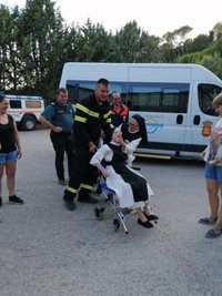 Regresan al convento las monjas afectadas por el incendio de Brihuega agradecidas al pueblo y "a Dios"