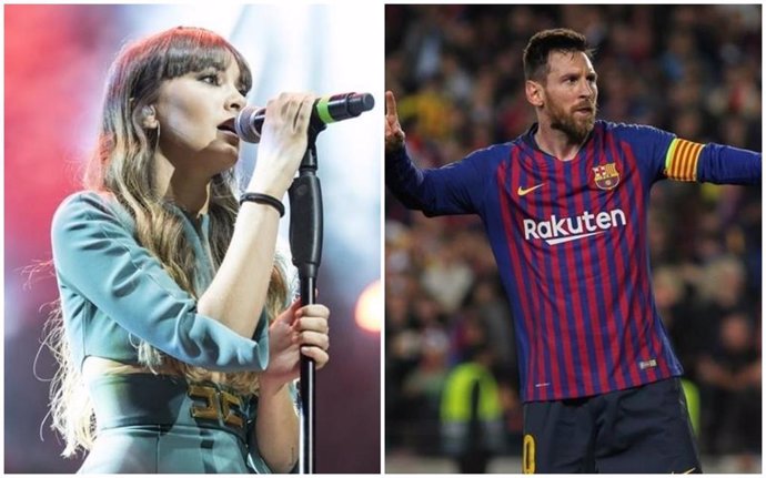 Imágenes de Aitana Ocaña y Leo Messi