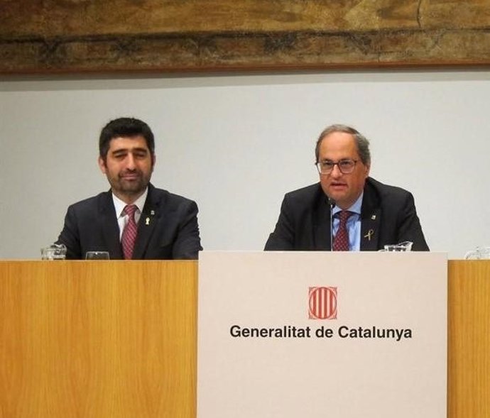 Joan Puigneró y Quim Torra