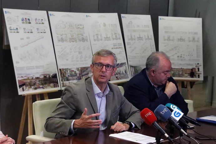 El vicepresidente de la Xunta, Alfonso Rueda, presenta la reforma interior de San Caetano