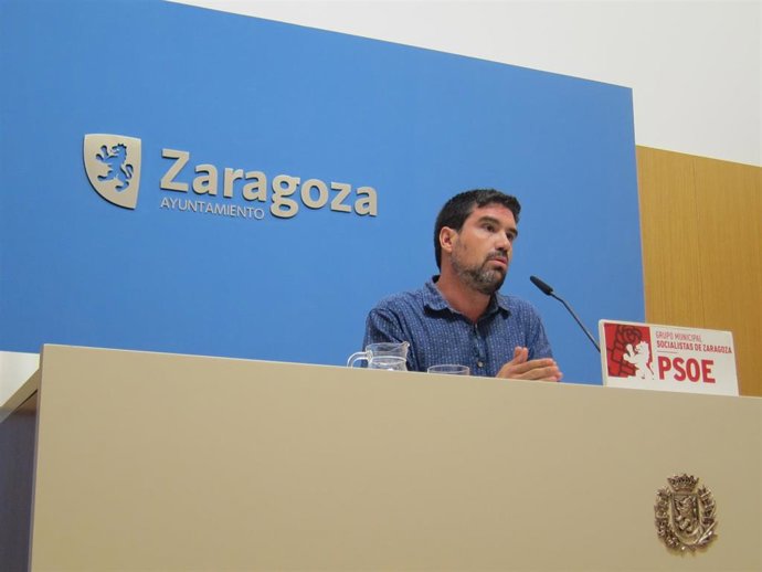 El concejal del PSOE en el Ayuntamiento de Zaragoza, Horacio Royo.