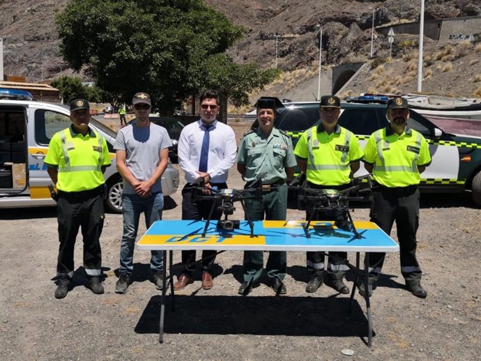 Presentación de los drones de la Dirección General de Tráfico (DGT) en Santa Cruz de Tenerife