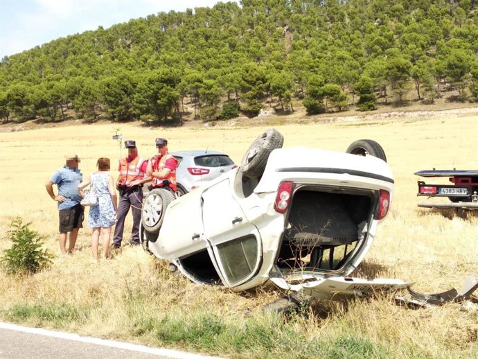 Accidente de tráfico en Falces