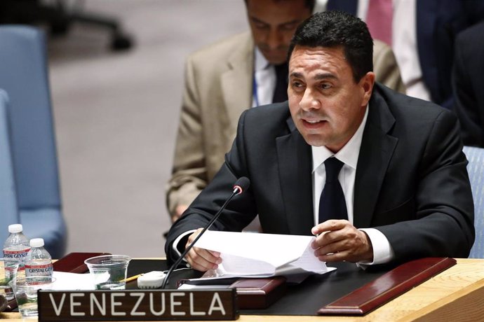 El embajador de Venezuela ante Naciones Unidas, Samuel Moncada