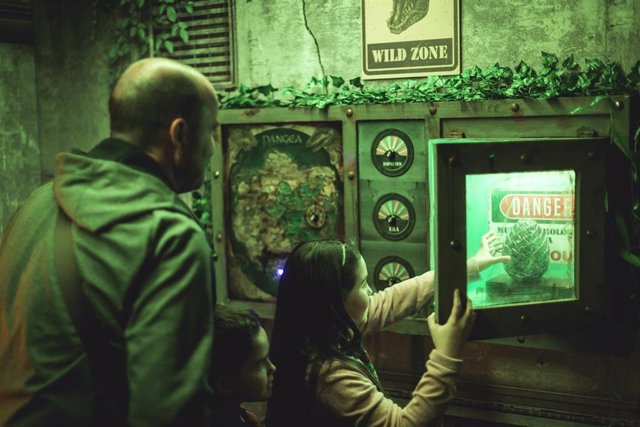Salas de escape ambientadas en la época de los grandes dinosaurios del Jurásico que instalará el Centro Comercial Artea.
