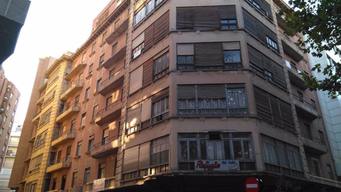 Edificio en la calle Lepanto de Murcia