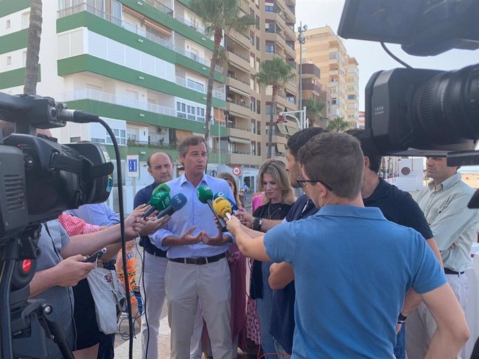 Antonio González Terol atiende a los medios