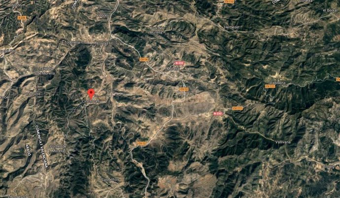 Localización de Cinctorres (Castellón)