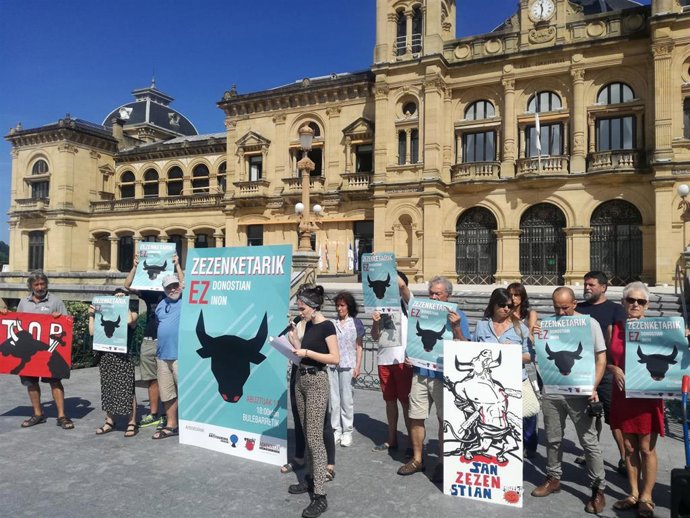 Llaman a manifestarse contra las corridas de toros en San Sebastián.