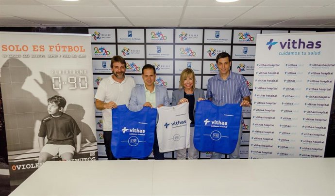 El Ayuntamiento De Málaga Informa: El Programa Municipal Para Prevenir Y Erradicar La Violencia En Campos De Fútbol, Plataforma 0:90 Suma Como Colaborador A Vithas