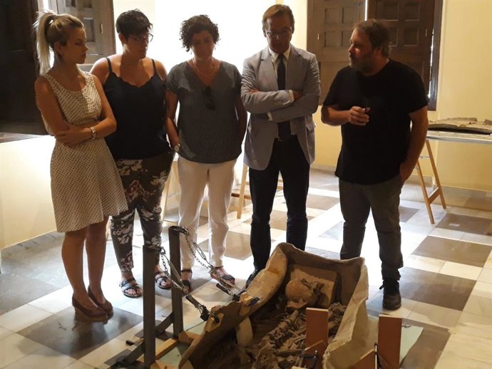 Sarcófago romano, en el Arqueológico