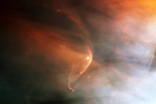 Ejemplo de choque sin colisión interestelar