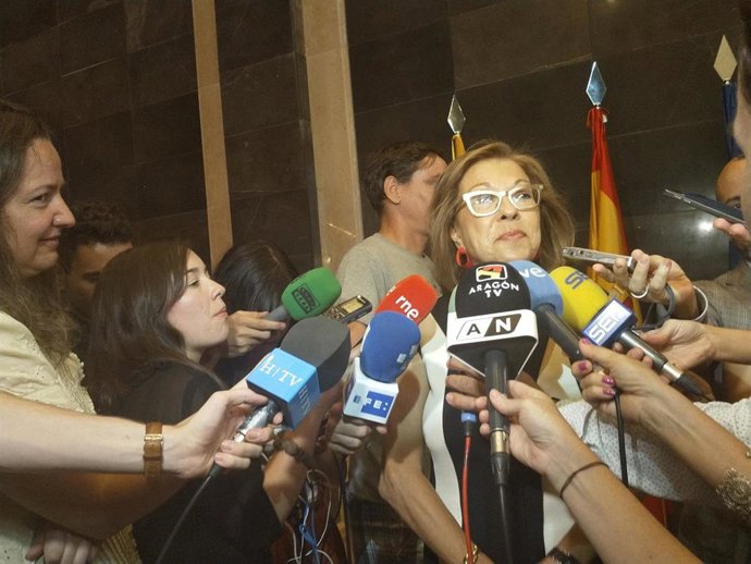 La consejera de Sanidad del Gobierno de Aragón, Pilar Ventura