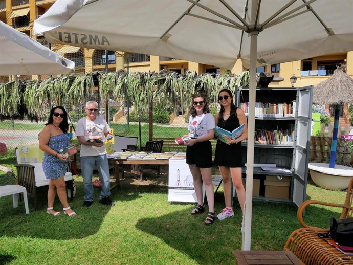 Bibliotecas en la playa