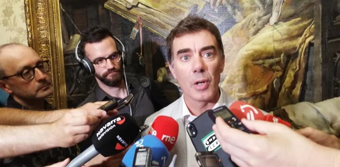 El consejero de Políticas Migratorias y Justicia del Gobierno de Navarra, Eduardo Santos