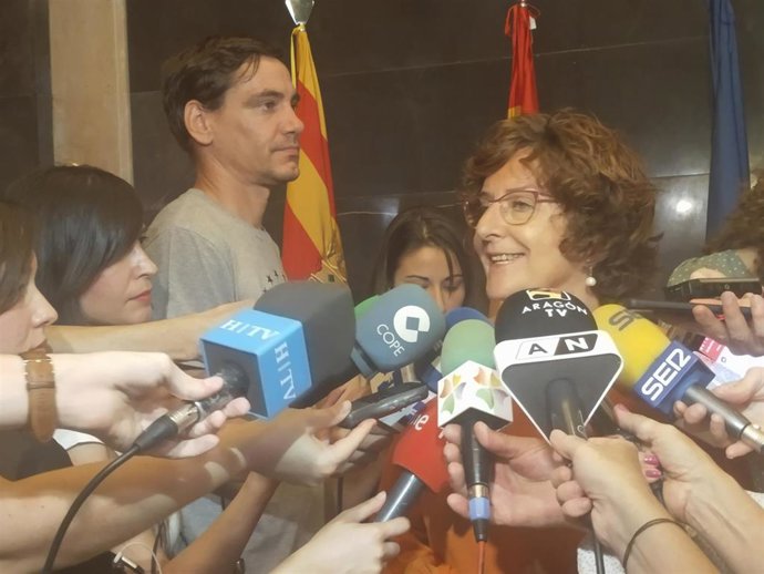 La consejera de Ciudadanía y Derechos Sociales del Gobierno de Aragón, María Victoria Broto.