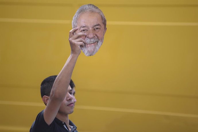 Simpatizante de Luiz Inácio Lula da Silva