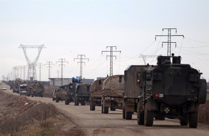 Vehículos militares de Turquía en Siria