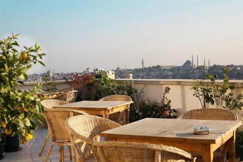 Terraza del Eurostars Adahan Galata