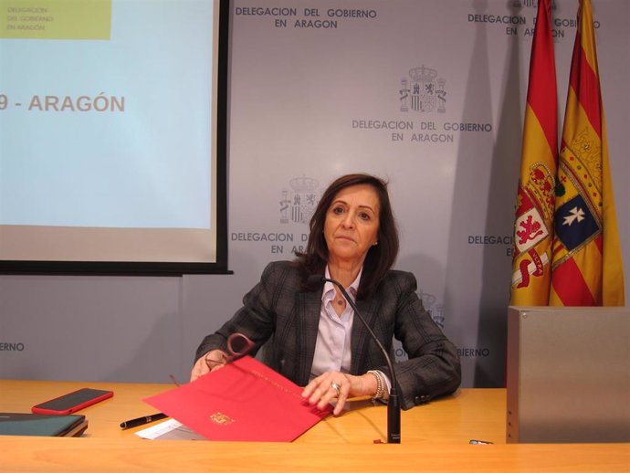La delegada del Gobierno de España en Aragón, Carmen Sánchez.