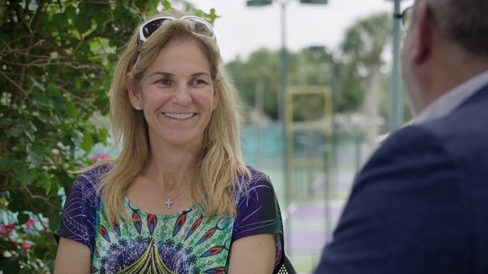 Arantxa Sánchez Vicario en una entrevista para TV3