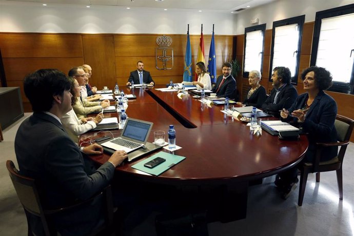 Reunión del consejo de Gobierno del Principado de Asturias de este jueves 8 de agosto de 2019.