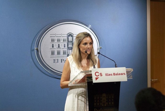 La portavoz adjunta de Ciudadanos en el Parlament, Patricia Guasp.
