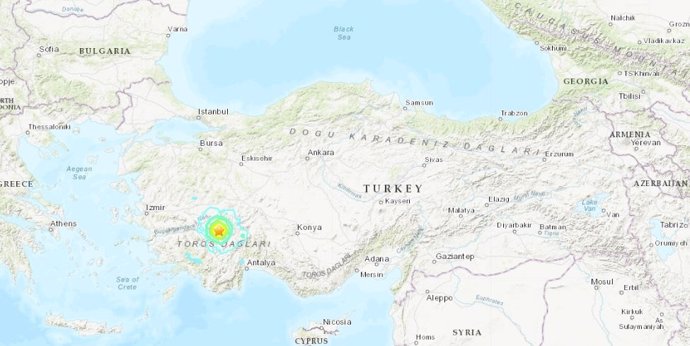 Terremoto de magnitud 6 en la escala de Richter en Turquía