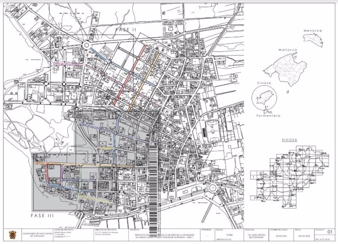 Proyecto de mejora de la movilidad y eliminación de barreras arquitectónicas en el centro urbano de Sant Antoni