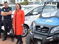 Recibe el alta médica el jefe de la Policía Local de Punta Umbría (Huelva) agredido por un vendedor ilegal en la playa