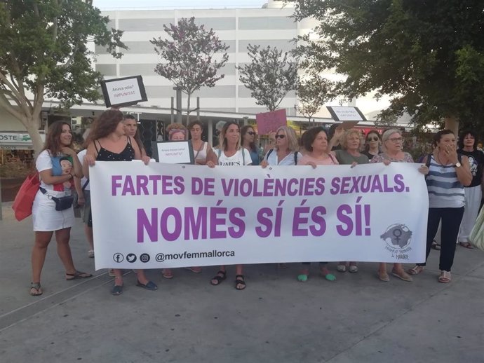 Manifestación Movimiento Feminista de Mallorca '¡Hartas de Violencias Sexuales!'