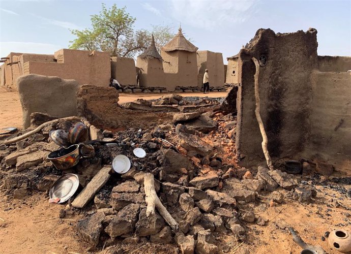 Localidad dogon de Sobane Da, atacada en el centro de Malí