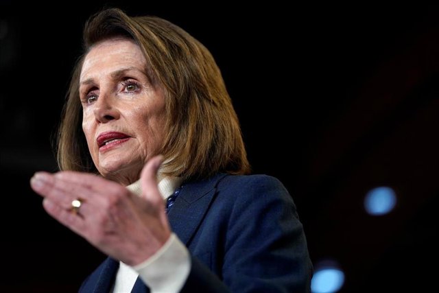 La presidenta de la Cámara de Representantes, Nancy Pelosi