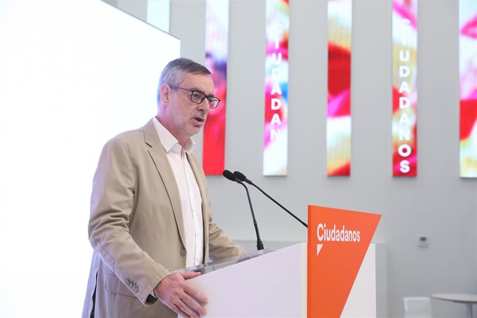 El secretario general de Ciudadanos, José Manuel Villegas, ofrece una rueda de prensa tras la reunión del Comité Permanente del partido.