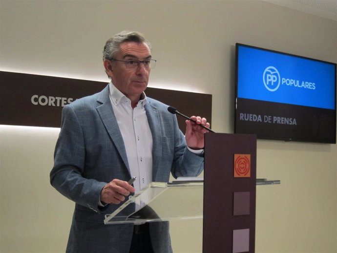 El presidente del PP-Aragón, Luis María Beamonte