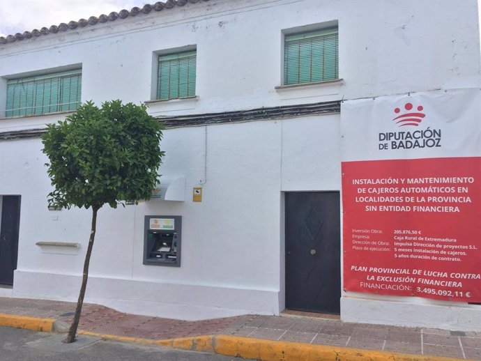 Cajero de la Diputación de Badajoz