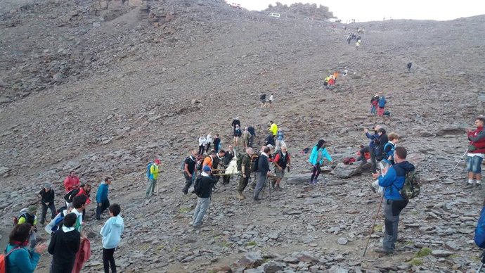 Romería en Monachil en honor a la Virgen de las Nieves