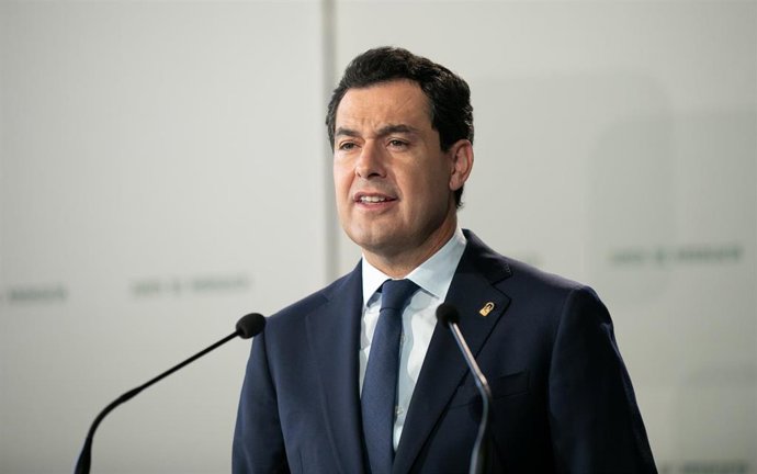 El presidente de la Junta, Juanma Moreno 