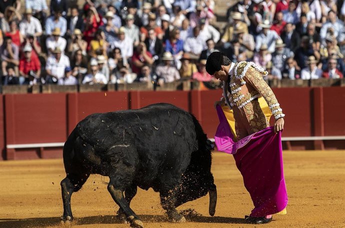 Una corrida de toros. 
