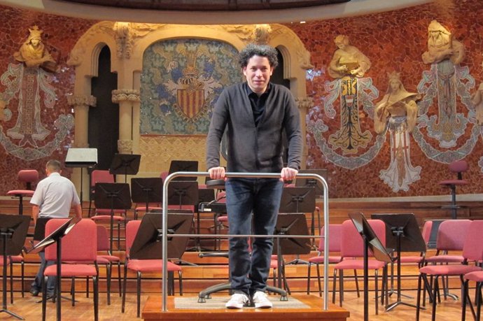 Gustavo Dudamel en el Palau de la Música (archivo)
