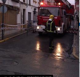 Bomberos intervienen en un incendio en la provincia de Málaga