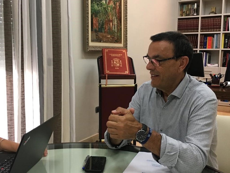 El presidente de la Diputación de Huelva, Ignacio Caraballo.