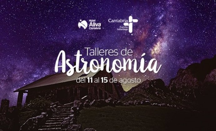 Cartel taller Astronomía Hotel Áliva