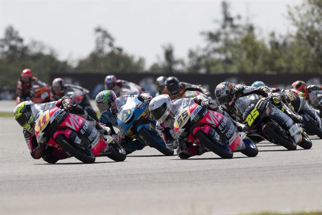 55 FENATI Romano (ITA) Snipers Team (Honda), action during Moto3 race of the Monster Energy Grand Prix Czech Republic at Brno, from August 2nd to 4th, 2019 in Czech Republic - Photo Studio Milagro / DPPI