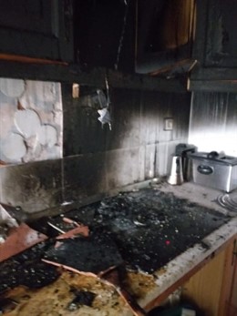 Incendio en una vivienda de Torredelcampo (Jaén)