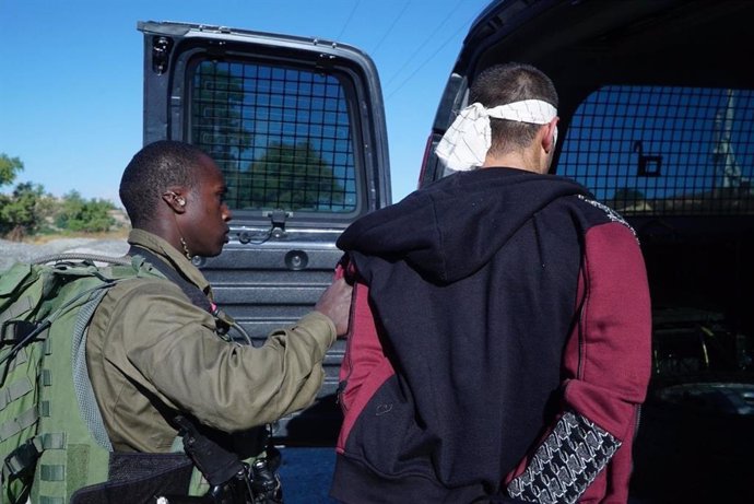 Palestino detenido en Cisjordania