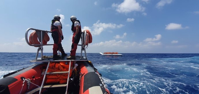 Barco de rescate Ocean Viking, de Médicos sin Fronteras (MSF)